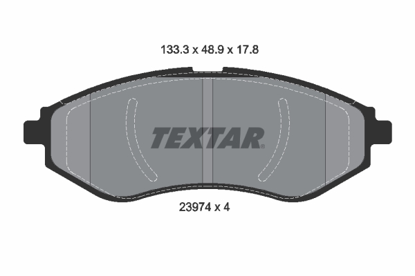 Kit pastiglie freno, Freno a disco - 2397401 TEXTAR