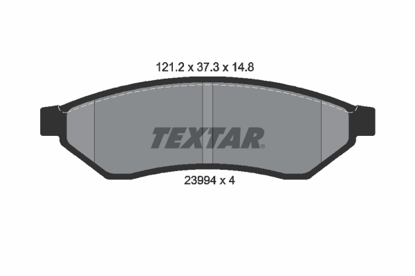 Brake Pad Set, disc brake - 2399401 TEXTAR