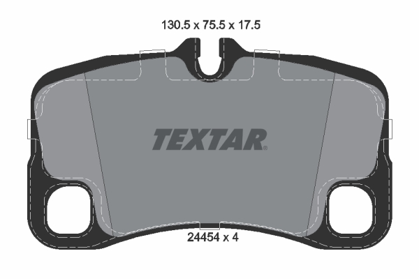 Kit pastiglie freno, Freno a disco - 2445401 TEXTAR