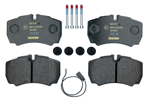 Kit pastiglie freno, Freno a disco - 2912307 TEXTAR