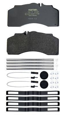 Brake Pad Set, disc brake - 2913401 TEXTAR