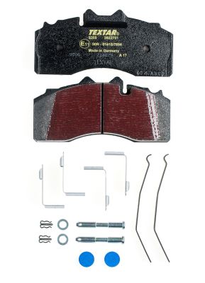 Brake Pad Set, disc brake - 2922701 TEXTAR