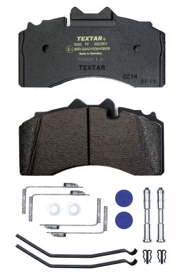Brake Pad Set, disc brake - 2922801 TEXTAR