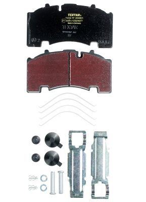 Brake Pad Set, disc brake - 2930801 TEXTAR