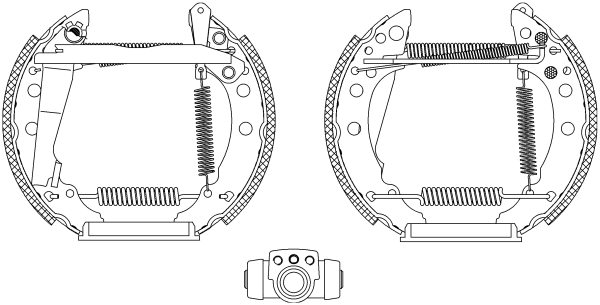 Brake Shoe Set - 84018200 TEXTAR