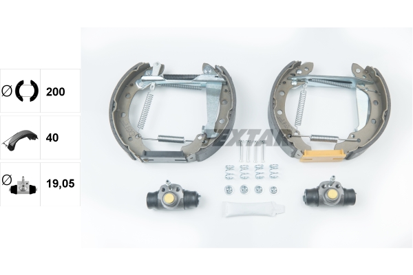 Bremsbackensatz - 84018301 TEXTAR