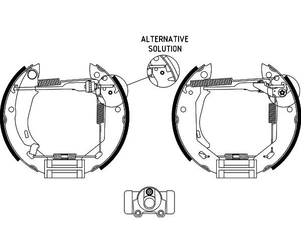 Brake Shoe Set - 84031800 TEXTAR