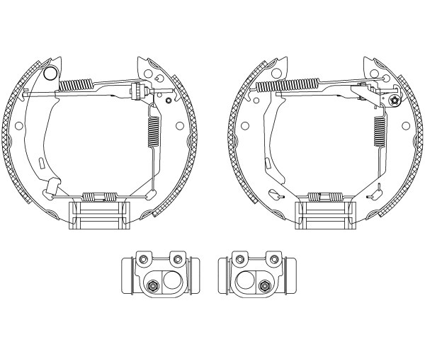 Brake Shoe Set - 84031802 TEXTAR