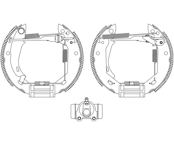 Brake Shoe Set - 84031806 TEXTAR