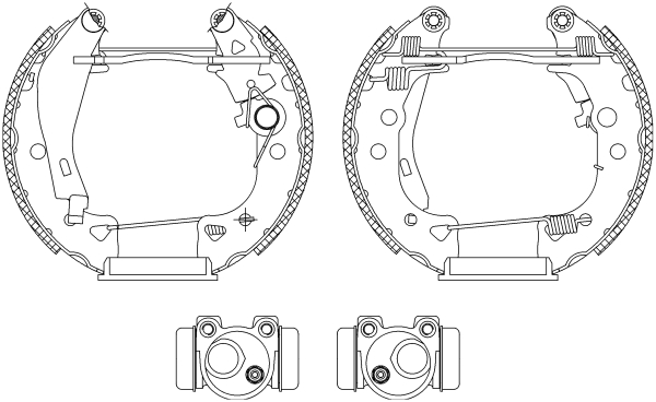 Brake Shoe Set - 84038002 TEXTAR