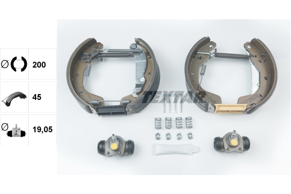 Bremsbackensatz - 84044900 TEXTAR