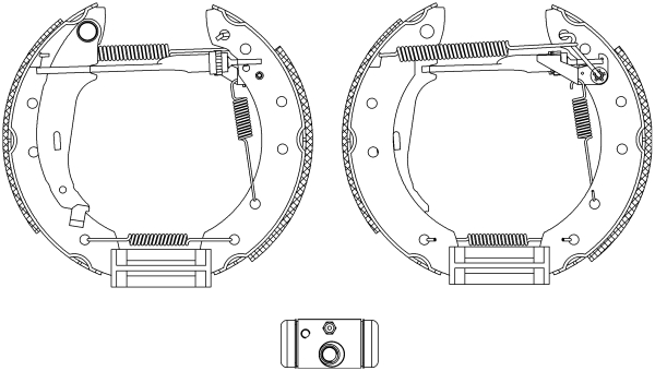 Brake Shoe Set - 84048006 TEXTAR