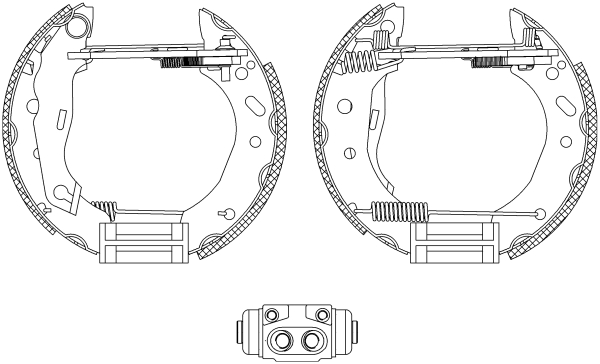 Brake Shoe Set - 84048800 TEXTAR
