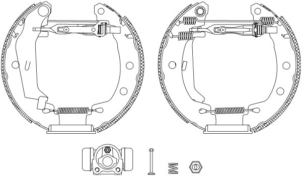 Brake Shoe Set - 84049500 TEXTAR
