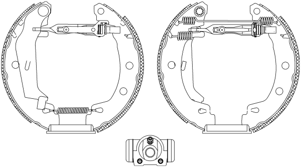 Brake Shoe Set - 84049501 TEXTAR