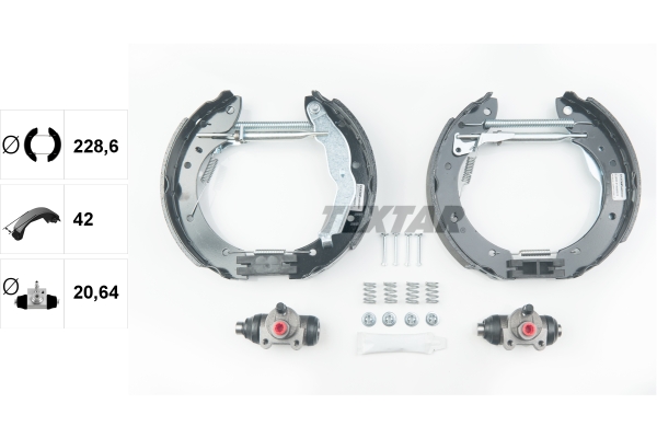 Bremsbackensatz - 84050000 TEXTAR