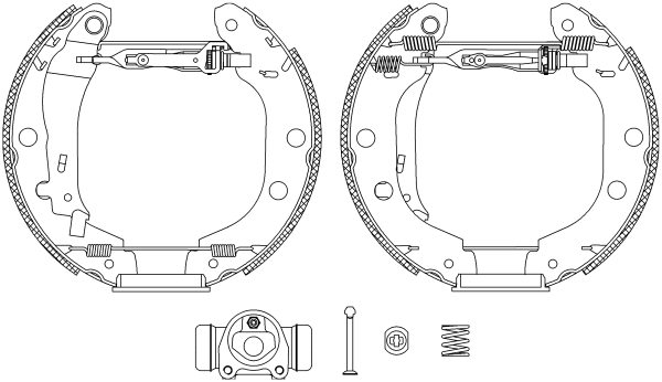 Brake Shoe Set - 84052701 TEXTAR