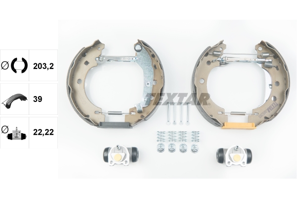 Bremsbackensatz - 84052800 TEXTAR