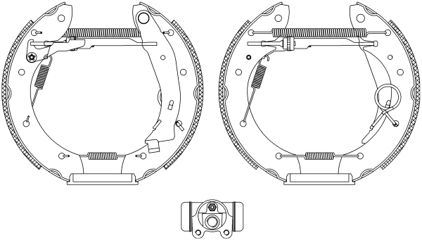 Brake Shoe Set - 84052900 TEXTAR