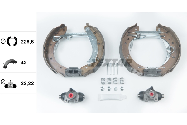 Brake Shoe Set - 84052900 TEXTAR