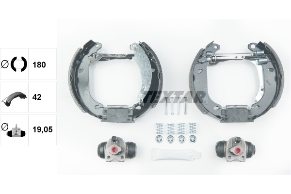 Bremsbackensatz - 84053700 TEXTAR