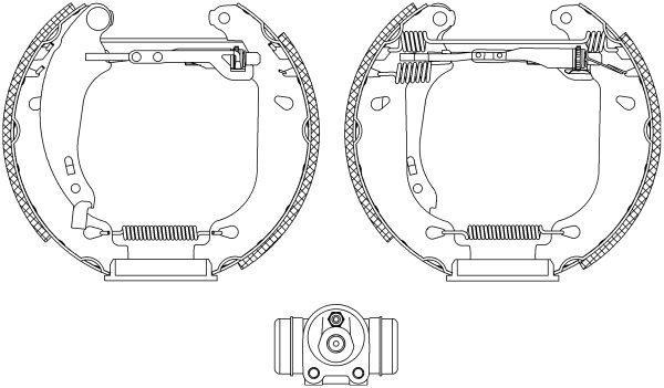 Brake Shoe Set - 84053800 TEXTAR