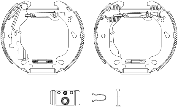 Brake Shoe Set - 84054400 TEXTAR