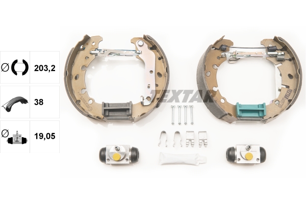 Bremsbackensatz - 84057300 TEXTAR
