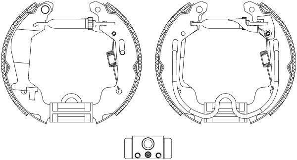 Brake Shoe Set - 84058000 TEXTAR