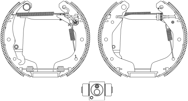 Brake Shoe Set - 84058200 TEXTAR