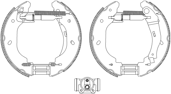 Brake Shoe Set - 84059100 TEXTAR