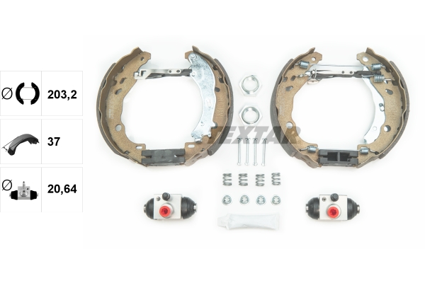 Bremsbackensatz - 84061602 TEXTAR