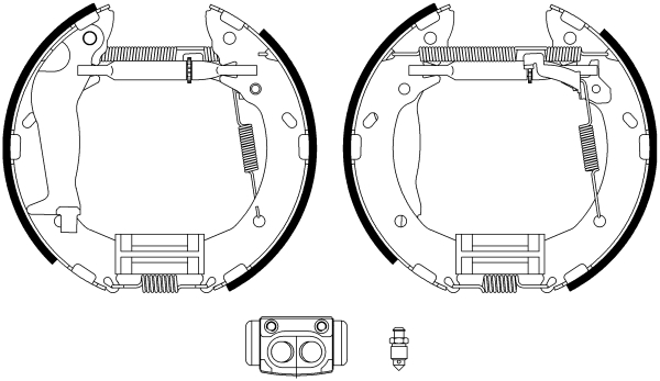 Brake Shoe Set - 84063300 TEXTAR