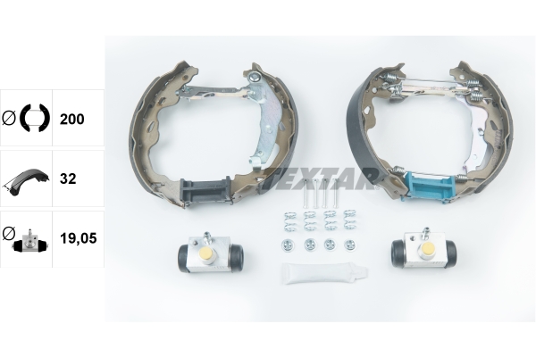 Bremsbackensatz - 84064500 TEXTAR