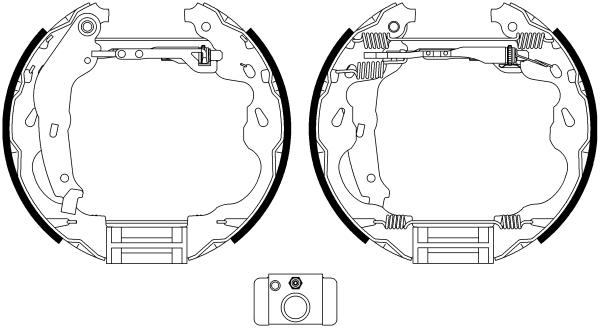 Brake Shoe Set - 84064502 TEXTAR