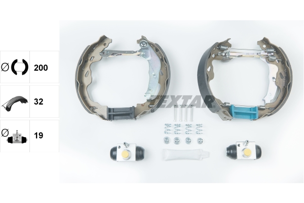 Bremsbackensatz - 84064502 TEXTAR
