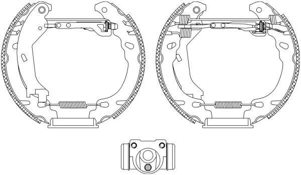 Brake Shoe Set - 84064600 TEXTAR