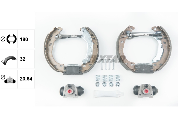 Brake Shoe Set - 84064600 TEXTAR