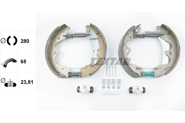 Brake Shoe Set - 84065100 TEXTAR
