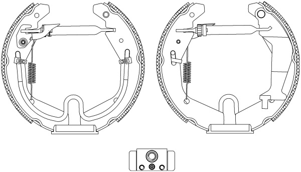 Brake Shoe Set - 84065200 TEXTAR