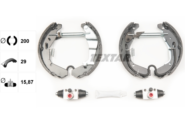 Bremsbackensatz - 84065200 TEXTAR