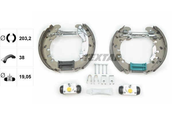 Bremsbackensatz - 84065300 TEXTAR