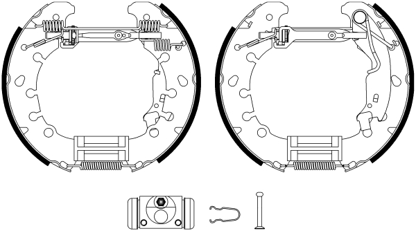 Brake Shoe Set - 84065301 TEXTAR