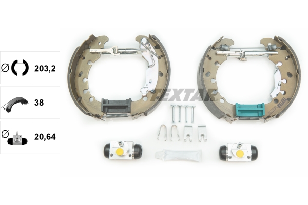 Bremsbackensatz - 84065301 TEXTAR
