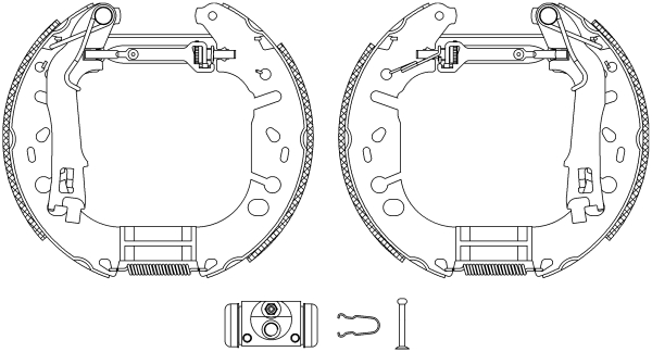 Bremsbackensatz - 84065402 TEXTAR
