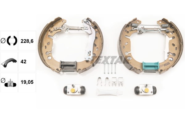 Bremsbackensatz - 84065402 TEXTAR