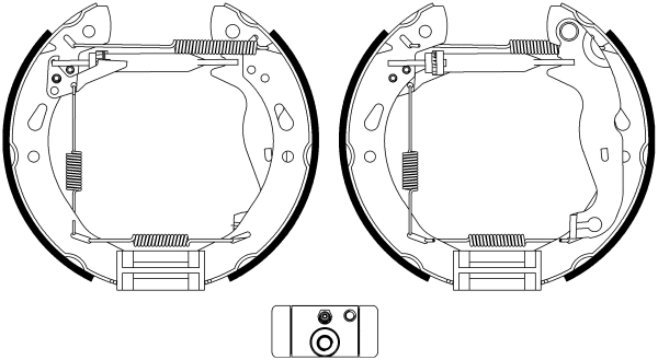 Bremsbackensatz - 84069200 TEXTAR