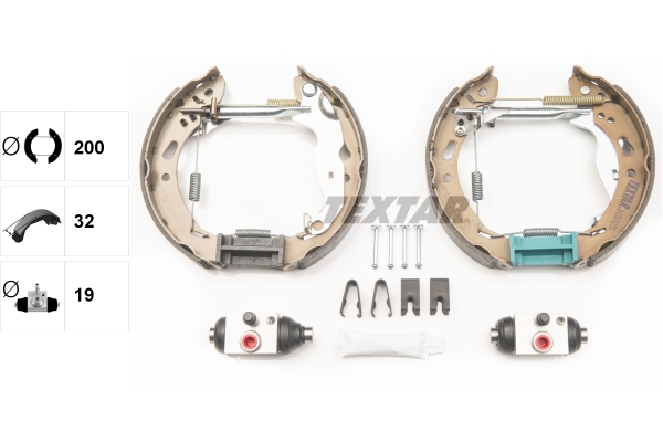 Bremsbackensatz - 84069200 TEXTAR