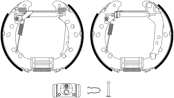 Brake Shoe Set - 84075000 TEXTAR