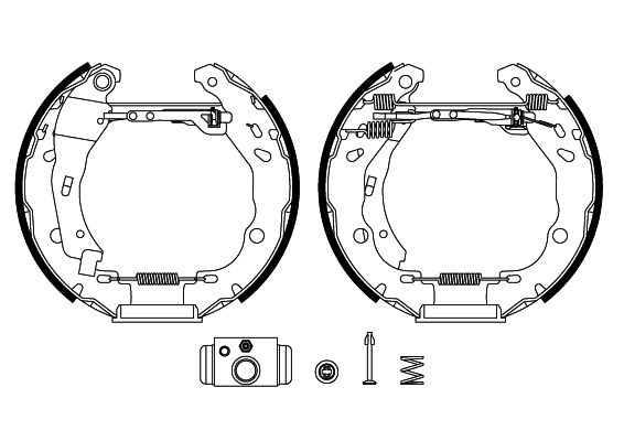 Brake Shoe Set - 84083200 TEXTAR